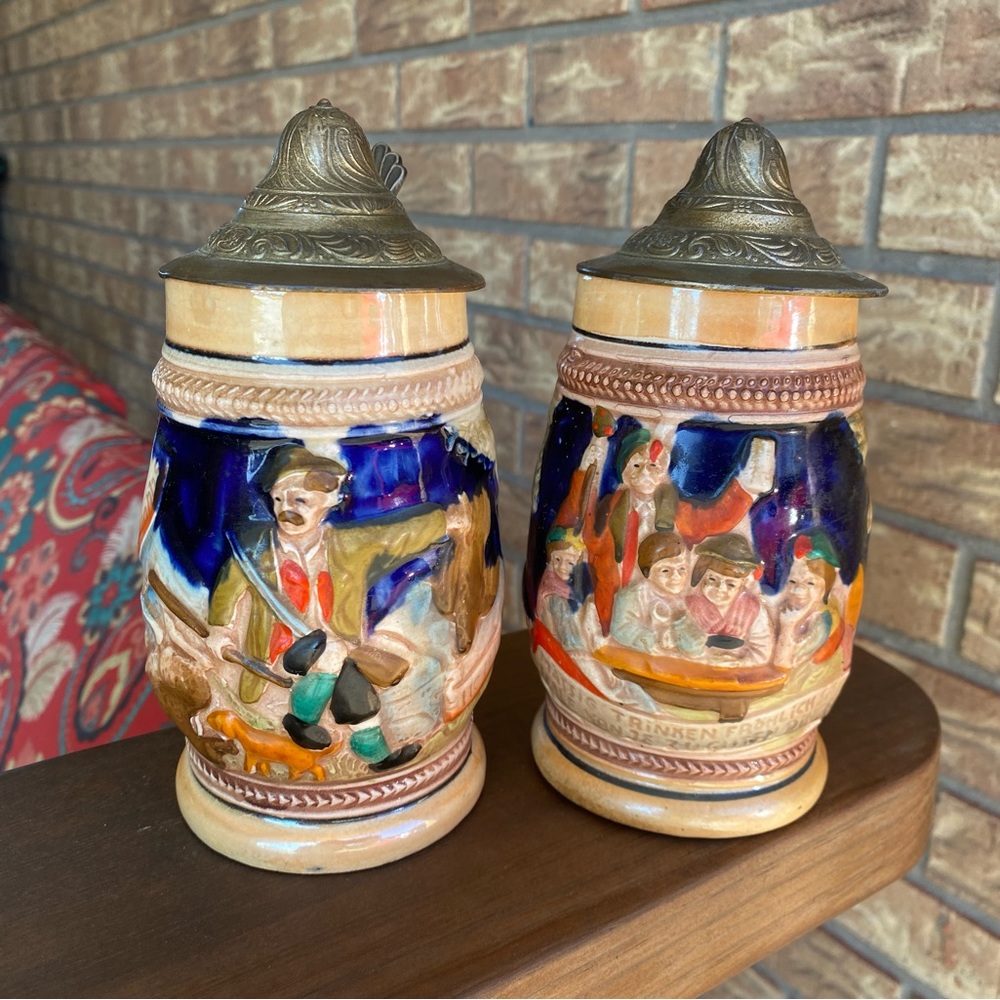 Antique German Steins